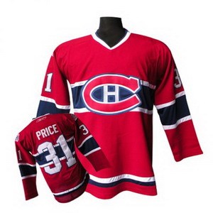 montreal canadiens #31 carey price red ch patch jersey