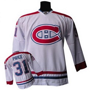 montreal canadiens #31 carey price white ch patch jersey