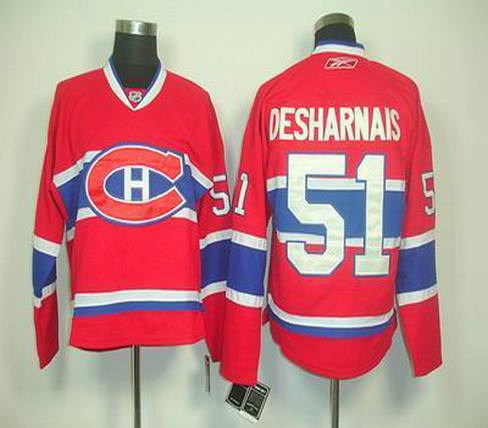 montreal canadiens 51 david desharnais red jersey