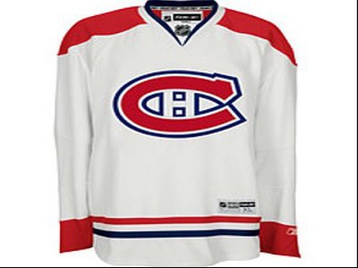 montreal canadiens ch blank white jersey