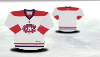 montreal canadiens youth white jersey (blank or customized) montreal canadiens youth white jersey (blank or customized)