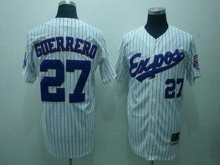 montreal expos 27 guerrero white jerseys throwback montreal expos 27 guerrero white jerseys throwback