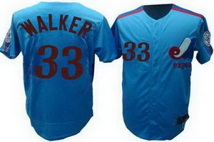 montreal expos 33 walker m n blue montreal expos 33 walker m n blue