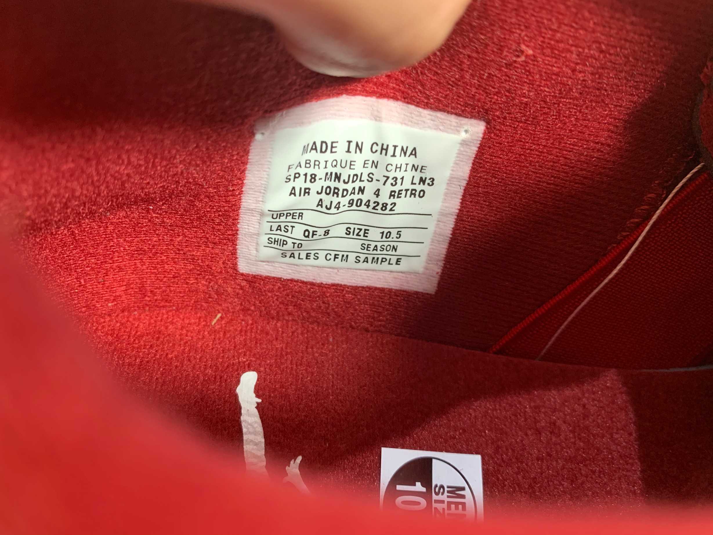 Air Jordan 4 Retro Oklahoma Sooners PE AJ4-904282