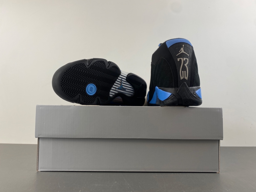 Air Jordan 14 Black/University Blue 487471-002