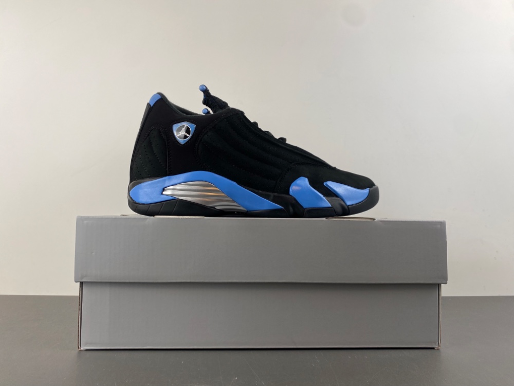 Air Jordan 14 Black/University Blue 487471-002