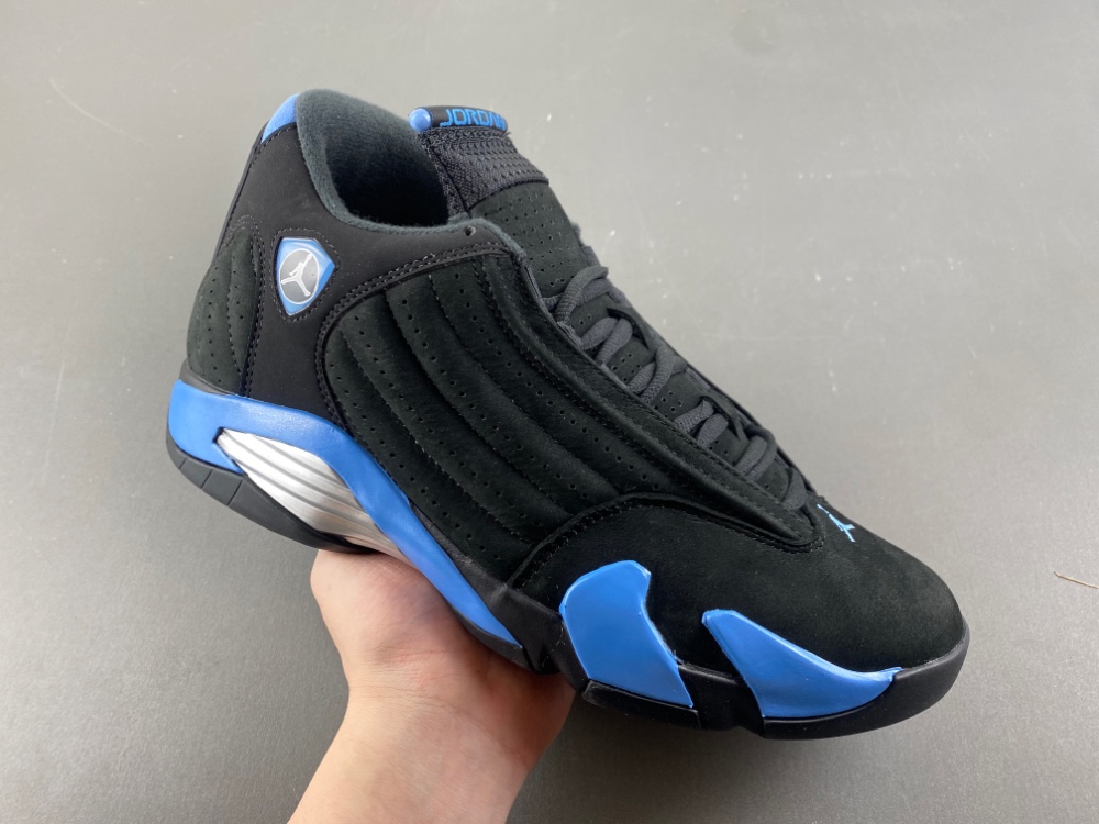 Air Jordan 14 Black/University Blue 487471-002