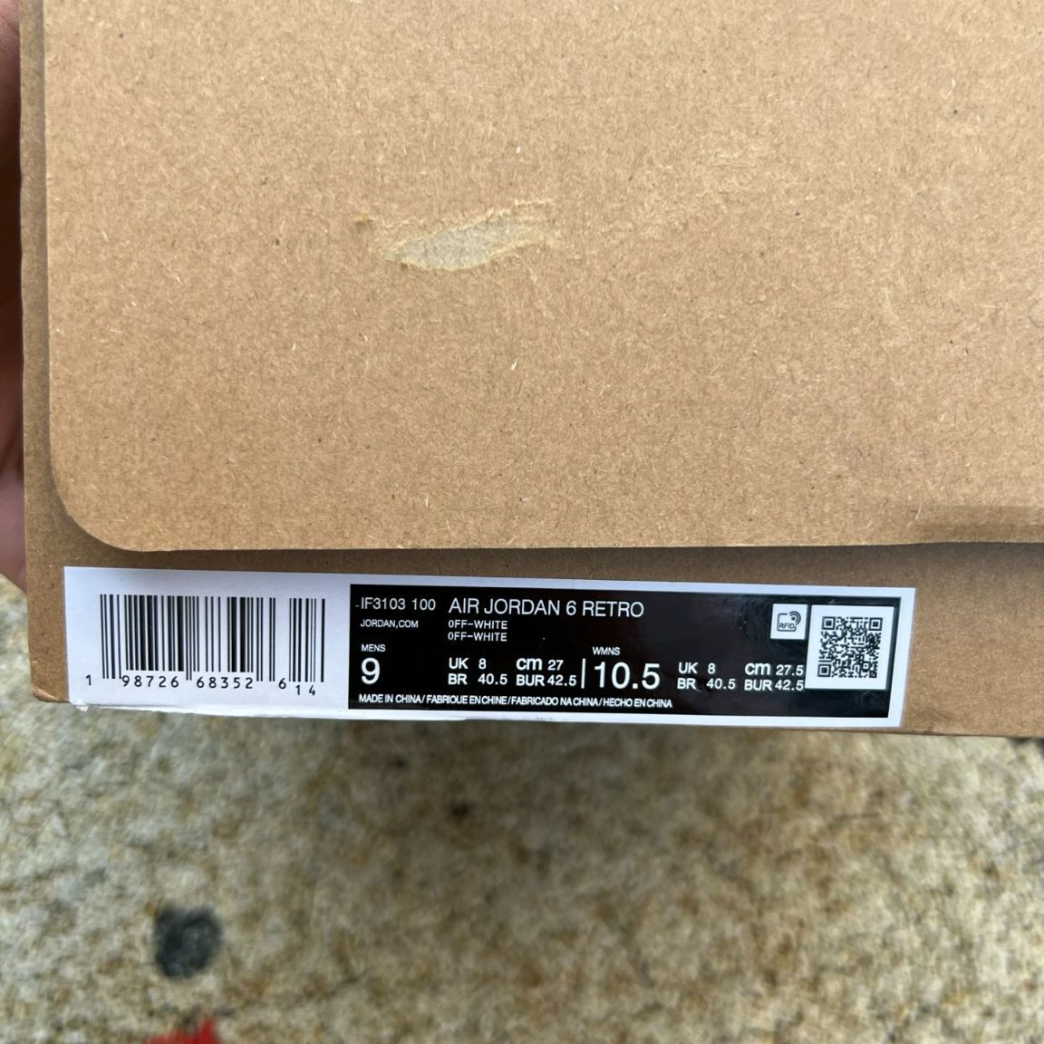 A Ma Maniére x Jordan Air Jordan 6 Retro SPIF3103-100