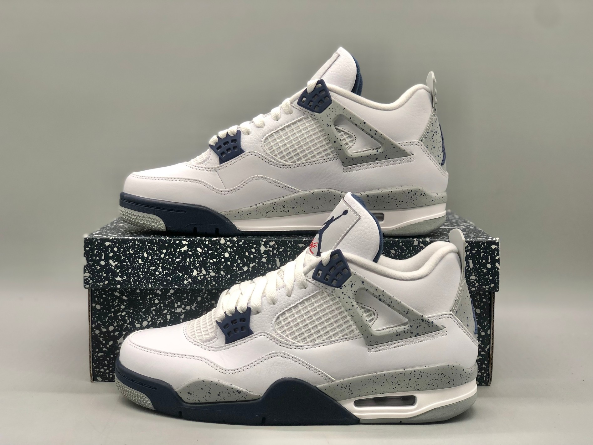 Jordan 4 Retro White Midnight Navy DH6927-140