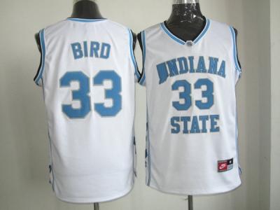 nba boston celtics #33 bird white jerseys