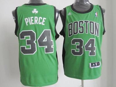 nba boston celtics #34 pierce green(black number)(revolution 30 swingman)