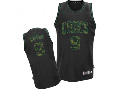 nba boston celtics #9 rondo black(camo fashion swingman)