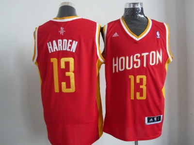 nba houston rockets #13 james harden red(revolution 30 swingman)