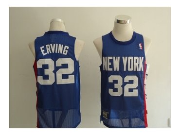 nba new jersey nets #32 julius erving blue