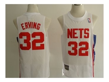 nba new jersey nets #32 julius erving white