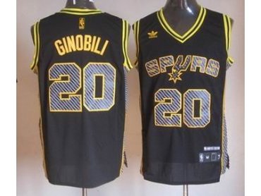 nba san antonio spurs #20 ginobili black(2013 new)