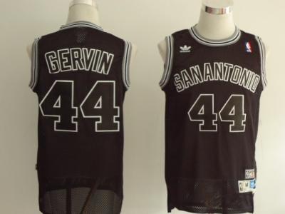 nba san antonio spurs #44 george gervin black jerseys