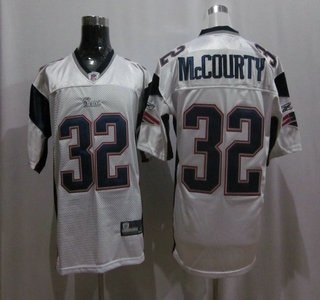 new england patriots #32 mccourty white jersey