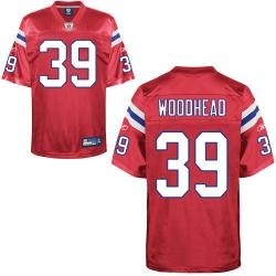 new england patriots #39 woodhead red jerseys