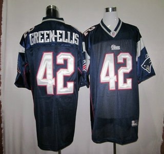 new england patriots #42 green-ellis team color jersey