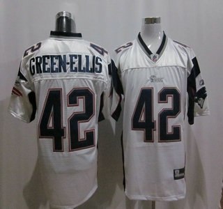 new england patriots #42 green-ellis white color jersey