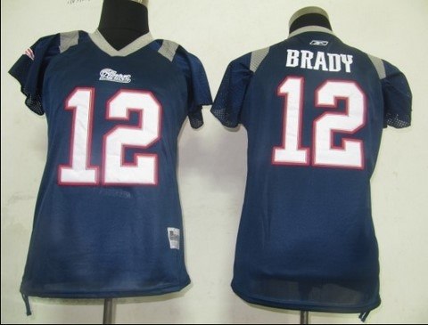 new england patriots 12 tom brady blue field flirt fashion jersey
