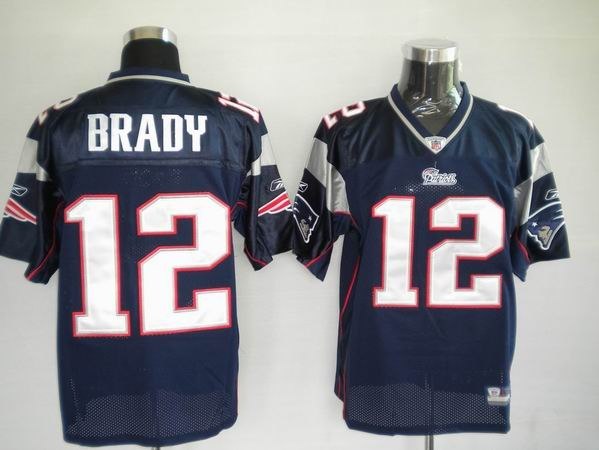 new england patriots 12 tom brady blue jerseys