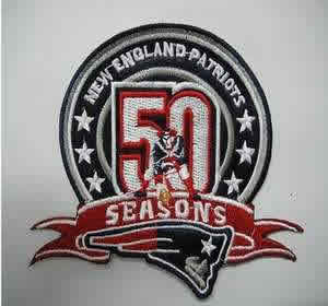 new england patriots 50th patch