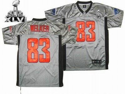 new england patriots 83 wes welker gray shadow 2012 super bowl xlvi jersey black (gym) patch