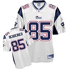 new england patriots 85# chad ochocinco white
