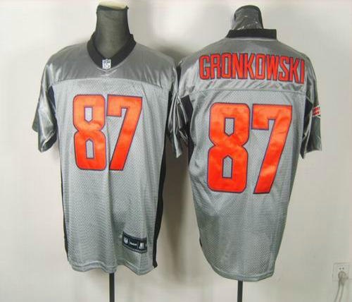 new england patriots 87 rob gronkowski 2012 gray shadow jerseys