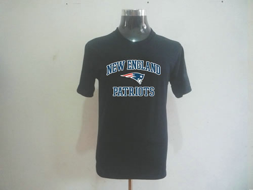 new england patriots big & tall heart & soul t-shirt black
