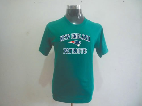 new england patriots big & tall heart & soul t-shirt green
