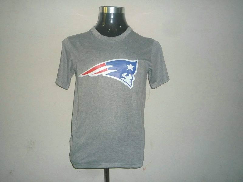 new england patriots mens big & tall custom short sleeve t-shirt l.gray