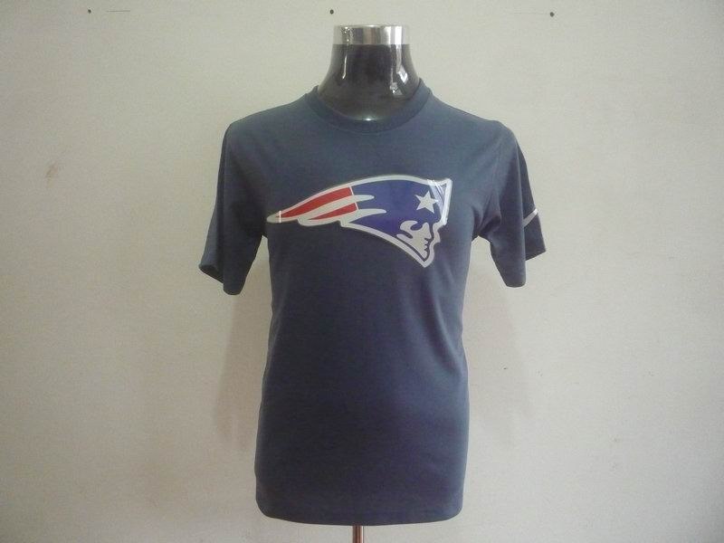 new england patriots sideline legend authentic logo dri-fit t-shirt grey