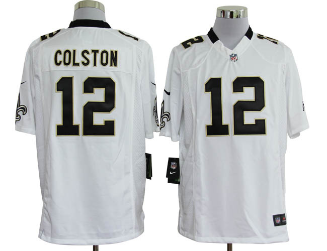 new orleans saints #12 marques colston white nfl game jerseys new orleans saints #12 marques colston white nfl game jerseys