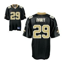 new orleans saints #29 ivory black jersey