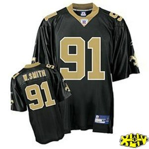 new orleans saints #91 will smith golden 2010
