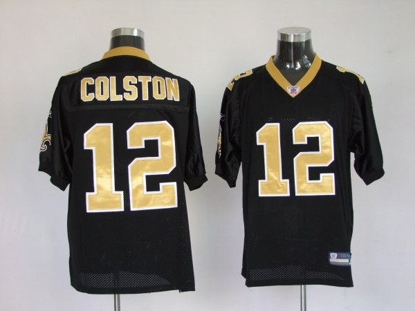new orleans saints 12 marques colston black