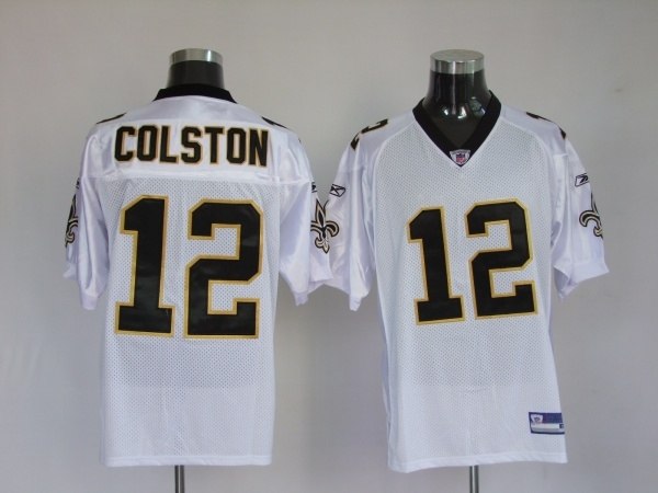 new orleans saints 12 marques colston white