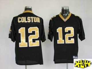 new orleans saints 12 saints colston black