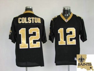 new orleans saints 12 saints colston black team patch