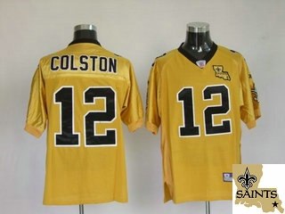 new orleans saints 12 saints colston golden team patch