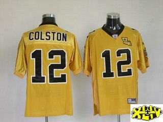 new orleans saints 12 saints colston golden team patch and golde