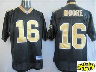 new orleans saints 16# moore black golden 2010