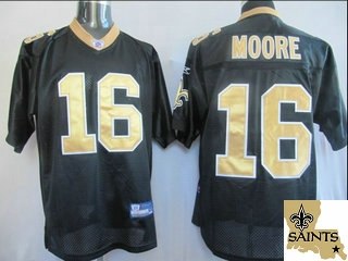 new orleans saints 16# moore black team patch