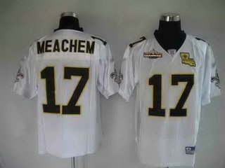 new orleans saints 17 meachem white champions patch new orleans saints 17 meachem white champions patch