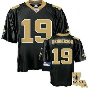 new orleans saints 19# henderson black team patch new orleans saints 19# henderson black team patch