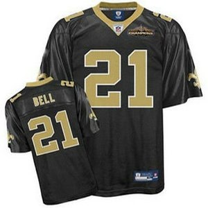 new orleans saints 21 mike bell black champions patch new orleans saints 21 mike bell black champions patch