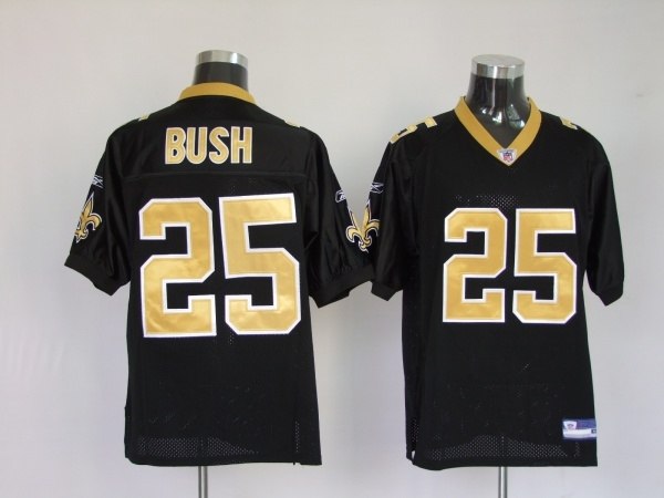 new orleans saints 25 reggie bush black